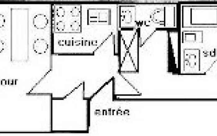 Апартаменты Le Ventoux - 3 Pieces 6/7 Pers - Wifi - Le Ventoux - 103ve -plagne Centre Mae-9044 Ла-Плань